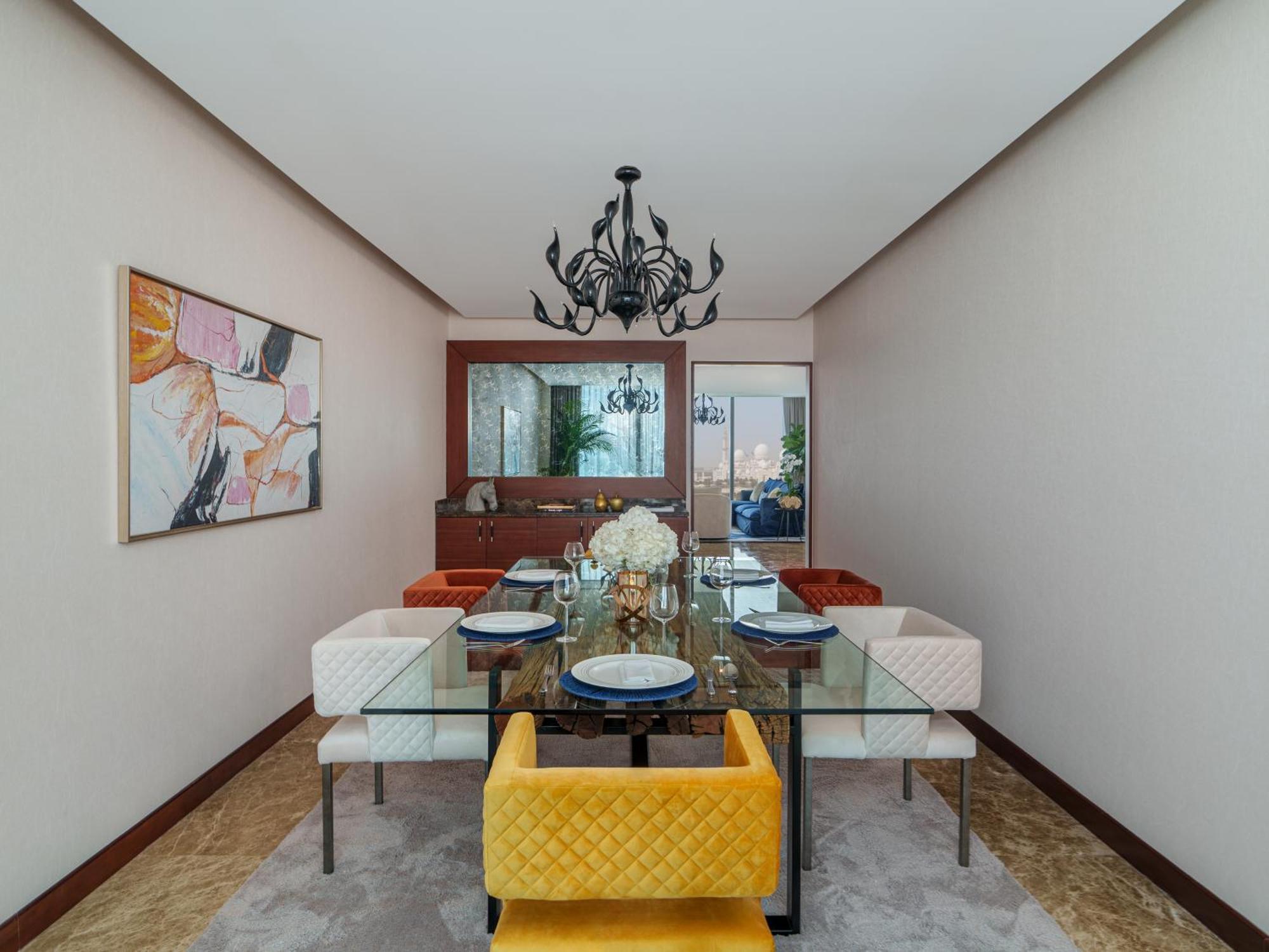 Fairmont Bab Al Bahr Hotel Abu Dhabi Ngoại thất bức ảnh Dining room